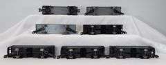 Lot of 27 Marx O Gauge tank, box, flat, hopper, gondola, searchlight cars