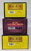 Modern Era MTH Rail King O Gauge 30-7939, 30-7928, 20-92014 Mint in box