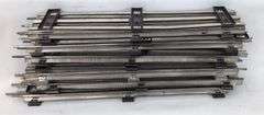 Large lot of Louis Marx Train Track, Transformers, Switches some wide radius