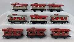Lot of 18 Marx O Gauge  Cabooses - 694 NYC, 31055 Monon, 556 NYC, 20102 NYC
