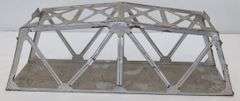 Marx O Gauge 027 track, switches, three bridges, 90 degree crossover, uncoupler