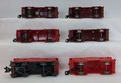Lot of twelve Marx O Gauge Cabooses NYC, Union Pacific, AT&SF, Penn Central, Marlines