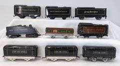 Marx O Gauge Passenger, Box, Tender, Tank, Gondola, Pennsylvania, New York Central, & More