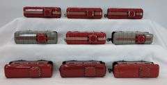 Lot of 18 Marx O Gauge  Cabooses - 694 NYC, 31055 Monon, 556 NYC, 20102 NYC
