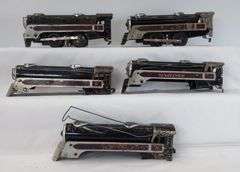 Marx O Gauge Canadian Pacific style 0-4-0 electric steam locomotives