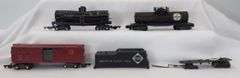 Postwar American Flyer Lines S Gauge 21165 Erie, 806, 24636, 24636, 625 Shell, 912, 736, 20
