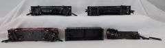 Postwar American Flyer Lines S Gauge 21165 Erie, 806, 24636, 24636, 625 Shell, 912, 736, 20