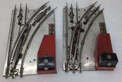 Marx O Gauge 027 track, switches, three bridges, 90 degree crossover, uncoupler