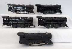 Lot of 5 Marx O Gauge steam locomotives one electric 898 four key wind