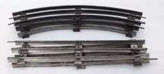 Marx O Gauge Toy Train Transformer 1669 100 watts, wide radius curved track and accessories