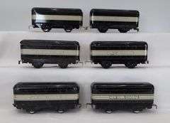 Lot of 12 Marx O Gauge lithographed tinplate streamline New York Central steam locomotive tenders