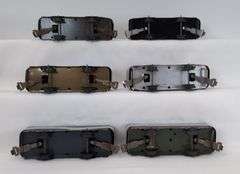 Lot of 12 Marx O Gauge lithographed tinplate streamline New York Central steam locomotive tenders