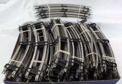 Large Lot of Hafner O Gauge 2 Rail Track & Switches Windup Battery Operated Trains curved straight
