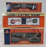 Modern Era Lionel Looney Tunes Boxcars - Marvin the Martian, Taz, and Porky Pig