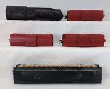 Postwar American Flyer Lines S Gauge 21165 Erie, 806, 24636, 24636, 625 Shell, 912, 736, 20