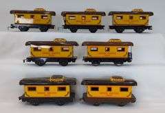 Lot of 13 Marx O Gauge lithographed tinplate Union Pacific 3824 caboose
