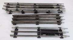 Marx O Gauge 027 track, switches, three bridges, 90 degree crossover, uncoupler