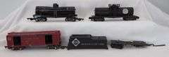 Postwar American Flyer Lines S Gauge 21165 Erie, 806, 24636, 24636, 625 Shell, 912, 736, 20
