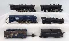 Postwar American Flyer steam locomotives 350 w/tender, 565, 21161, 316 w/tender
