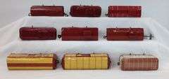 Wyandotte Hafner O Gauge Overland Flyer, Chicago & North Western, Pennsylvania lithographed tinplate freight