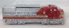 NIB Lionel Santa Fe Train Collectible Cookie Jar 2333 F3 diesel