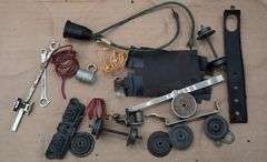 Lionel O Gauge switch parts, car chassis, wheels, trailing truck, More