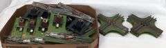 Lionel O Gauge Switches five left four right O21 MC and four O20 90 degree crossovers