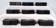 Marx O Gauge Tenders: New York Central, Penn Central, Santa Fe nineteen total