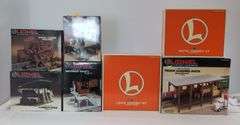 Modern Era Lionel O Gauge Building Kits 12718, 12733, 12705, 12706, 12900, 12901, 12884 Mint in box