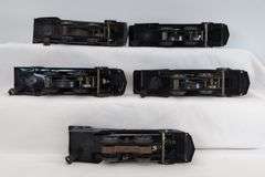 Lot of 5 Marx O Gauge steam locomotives one electric 898 four key wind