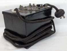 Prewar Lionel Standard Gauge pair of 223 RC Switches, one 222 Switch Control, Type T 100 Watts transformer