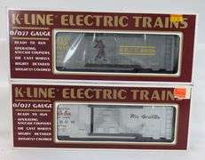 Modern Era K-Line O Gauge K-6457, K90004, K90003, two K647702, K649304, K6160 Mint in box