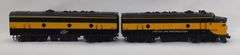 Brass Tenshodo HO C&NW EMD F-9 Diesel Loco 131/132 powered A dummy B in box
