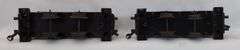 Prewar O Gauge lithographed tinplate European style passenger coaches Bing 2-rail O ga bumper