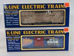 Modern Era K-Line Electric Trains O Gauge Desert Storm freight un-run in box