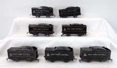 Lot of 16 Marx O Gauge New York Central lithographed tinplate wedge tender variations