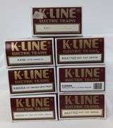 Modern Era K-Line O Gauge K-6457, K90004, K90003, two K647702, K649304, K6160 Mint in box