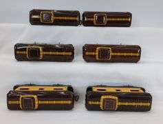 Lot of 13 Marx O Gauge lithographed tinplate Union Pacific 3824 caboose