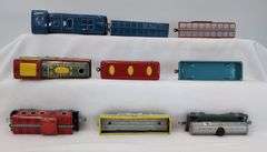 Alps, Marx, Modern Toys, SSN, lithographed Japanese tinplate toy trains