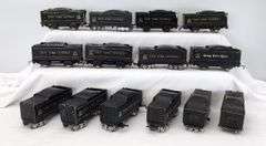 Lot of 14 Marx O Gauge New York Central and Nickel Plate Road wedge tenders
