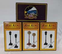 Modern Era MTH Rail King O Gauge Street Lamp Sets Mint in box