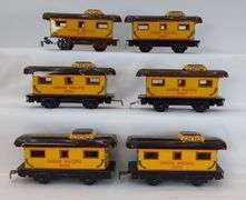 Lot of 13 Marx O Gauge lithographed tinplate Union Pacific 3824 caboose