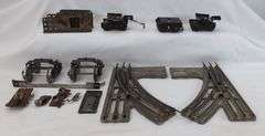 Prewar O/Standard Gauge American Flyer, Lionel, Dorfan, Ives trucks, motor, wheels, more