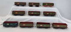 Lot of 18 Marx O Gauge 552 Rock Island l C.R.I.&P. gondolas with variations