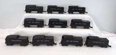 Marx O Gauge Tenders: New York Central, Penn Central, Santa Fe nineteen total