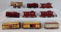 Wyandotte Hafner O Gauge Overland Flyer, Chicago & North Western, Pennsylvania lithographed tinplate freight