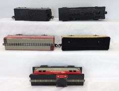 Two Louis Marx & Co. Stream Line Steam Type Electrical Train Sets 4822 and 5610 in box