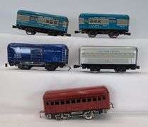 Marx O Gauge Passenger, Box, Tender, Tank, Gondola, Pennsylvania, New York Central, & More