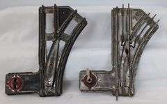 Prewar American Flyer O Gauge 2 and 3 Rail Train Track, Crossover, Switches, Uncoupler Lot
