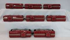 Lot of 17 Marx O Gauge lithographed tinplate NYC 20102 caboose variations